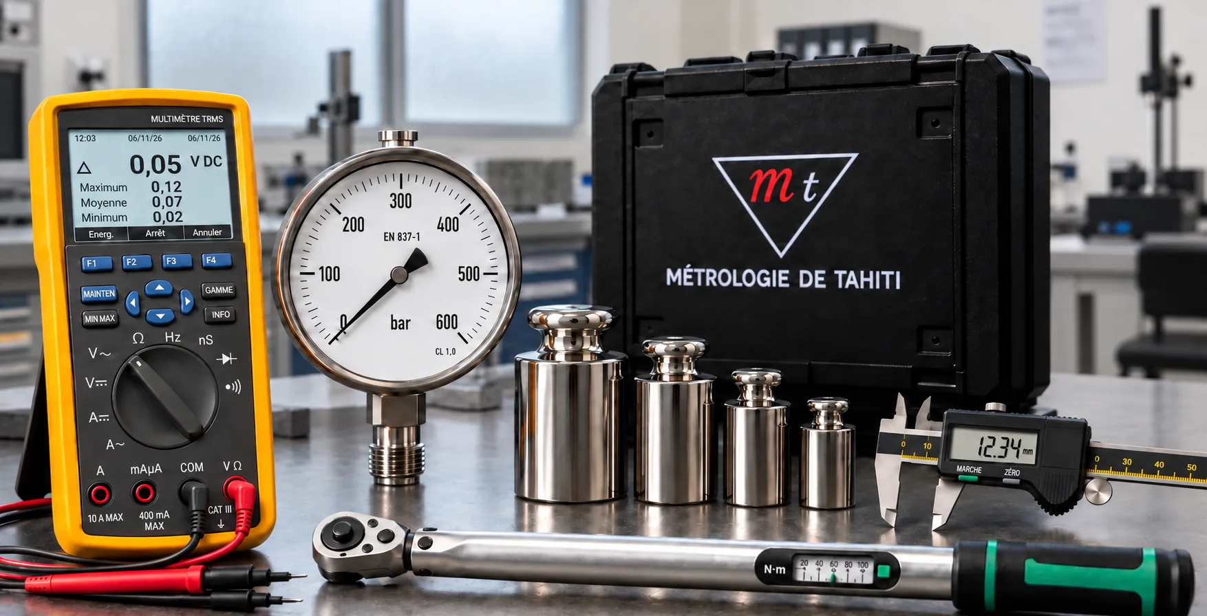 Instruments de mesure de Métrologie de Tahiti
